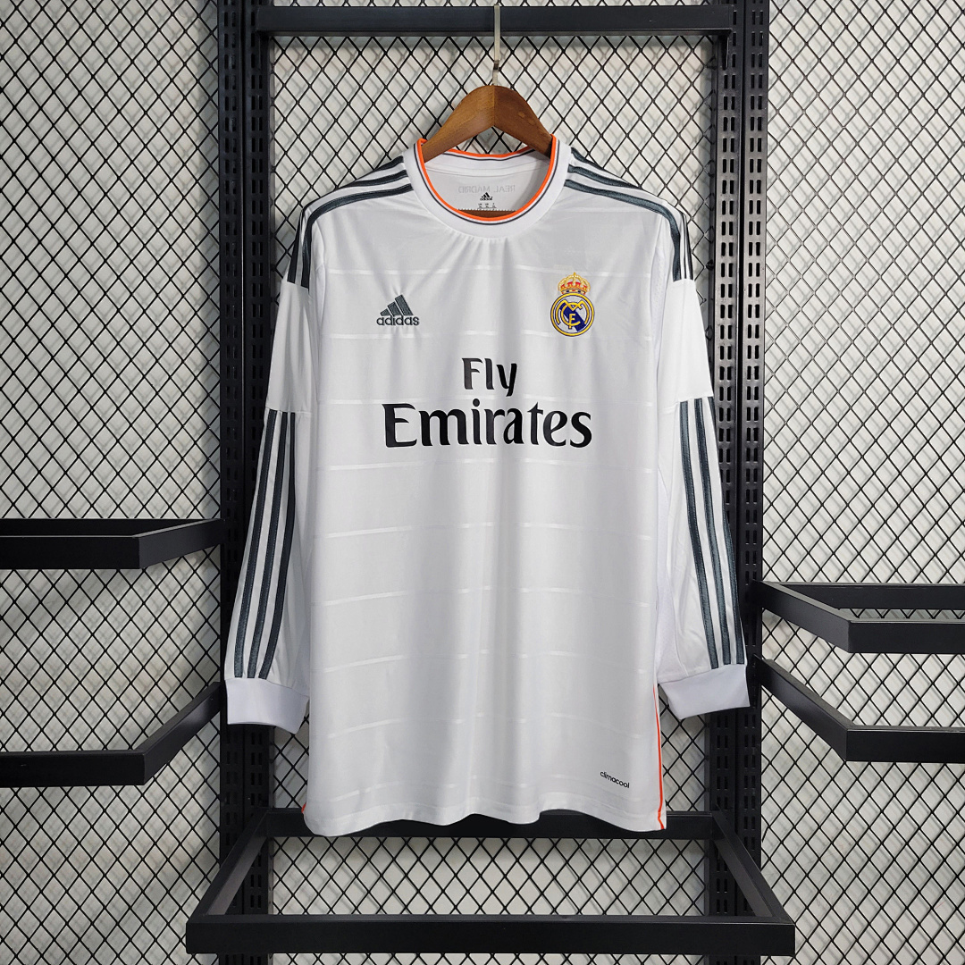 Retro Long Sleeve Real Madrid 13-14 home S-XXL