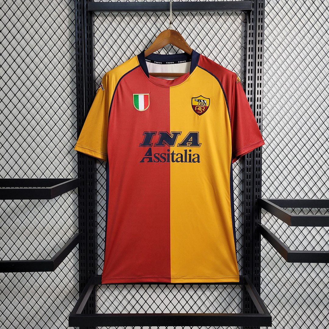 Retro Roma 2001-2002 Home Size S-XXL