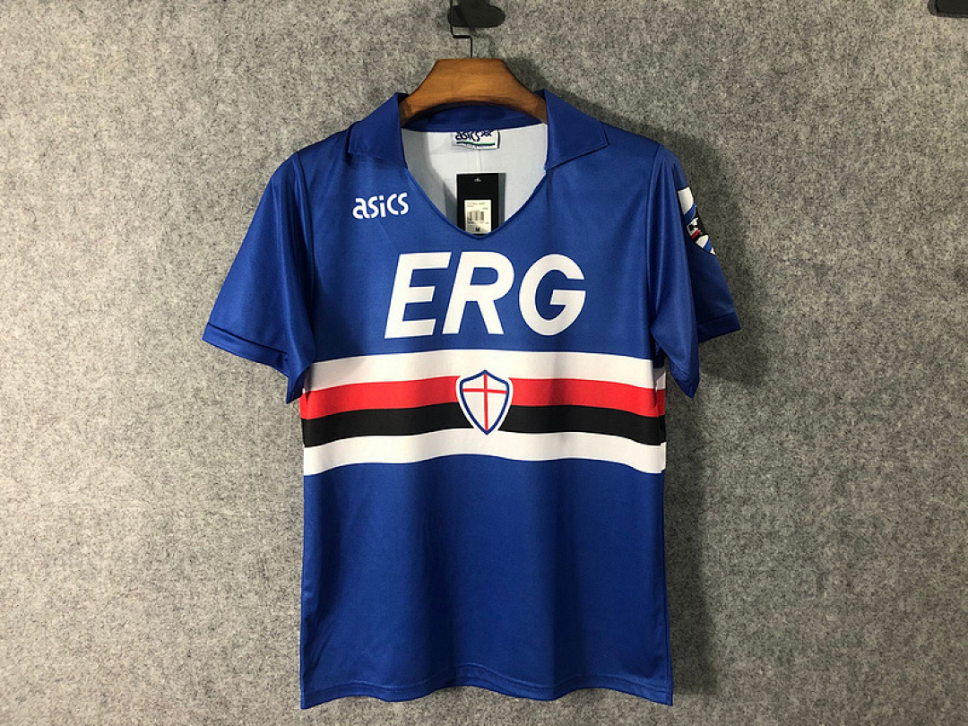 Unione Calcio Sampdoria 1990/91 Home Retro
