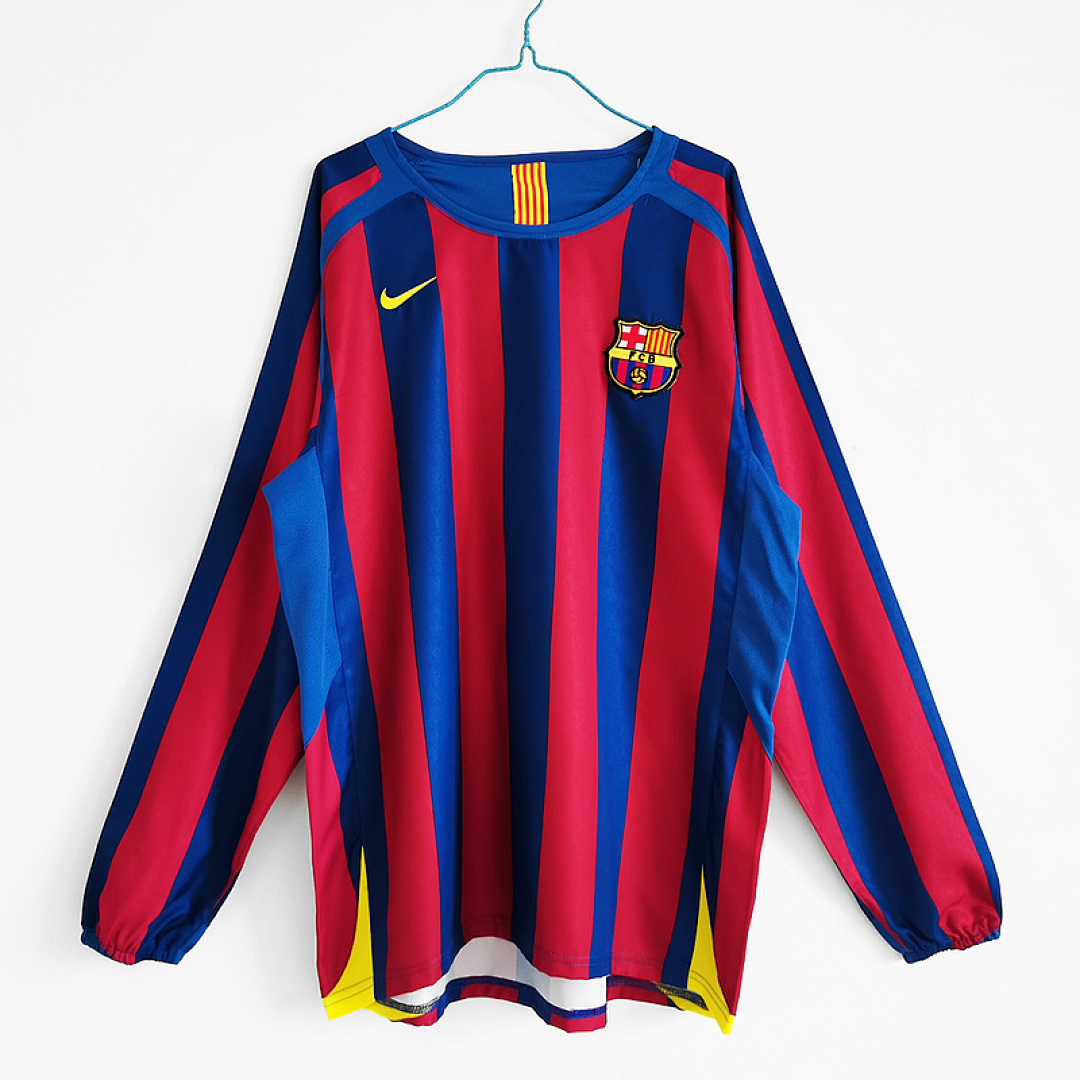 Retro long sleeves  2005/06 Barcelona home