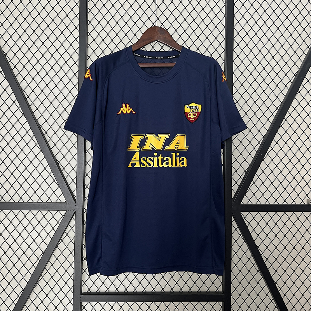 Retro 2001-02 Roma S-XXL