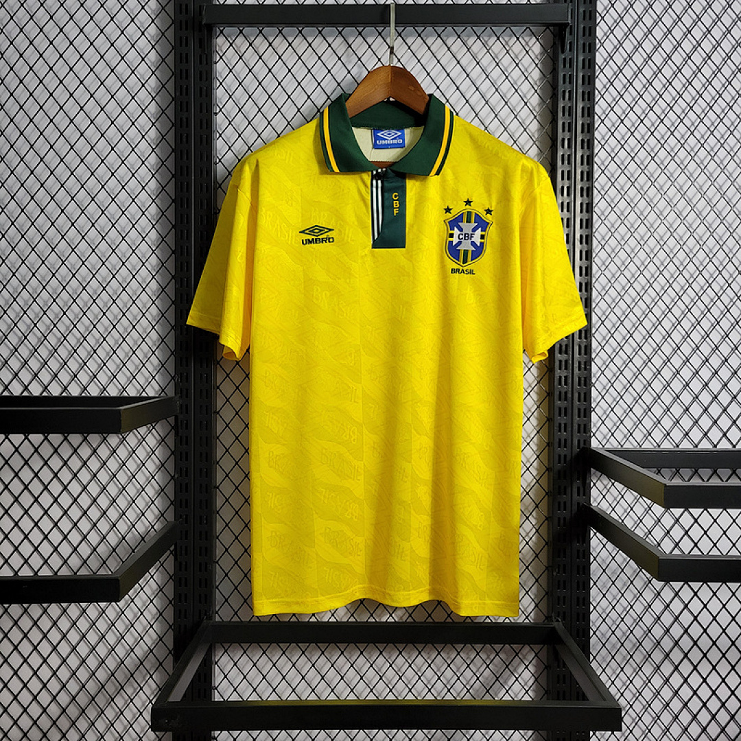 1991/93 Brazil Home Retro S-XXL