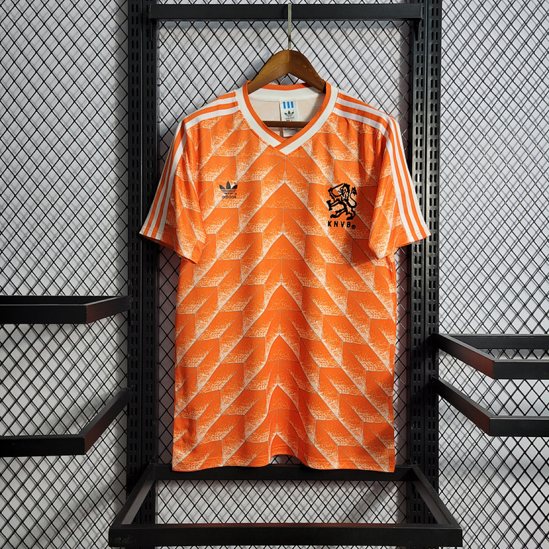 Retro 1988 Netherlands Home Size S-XXL