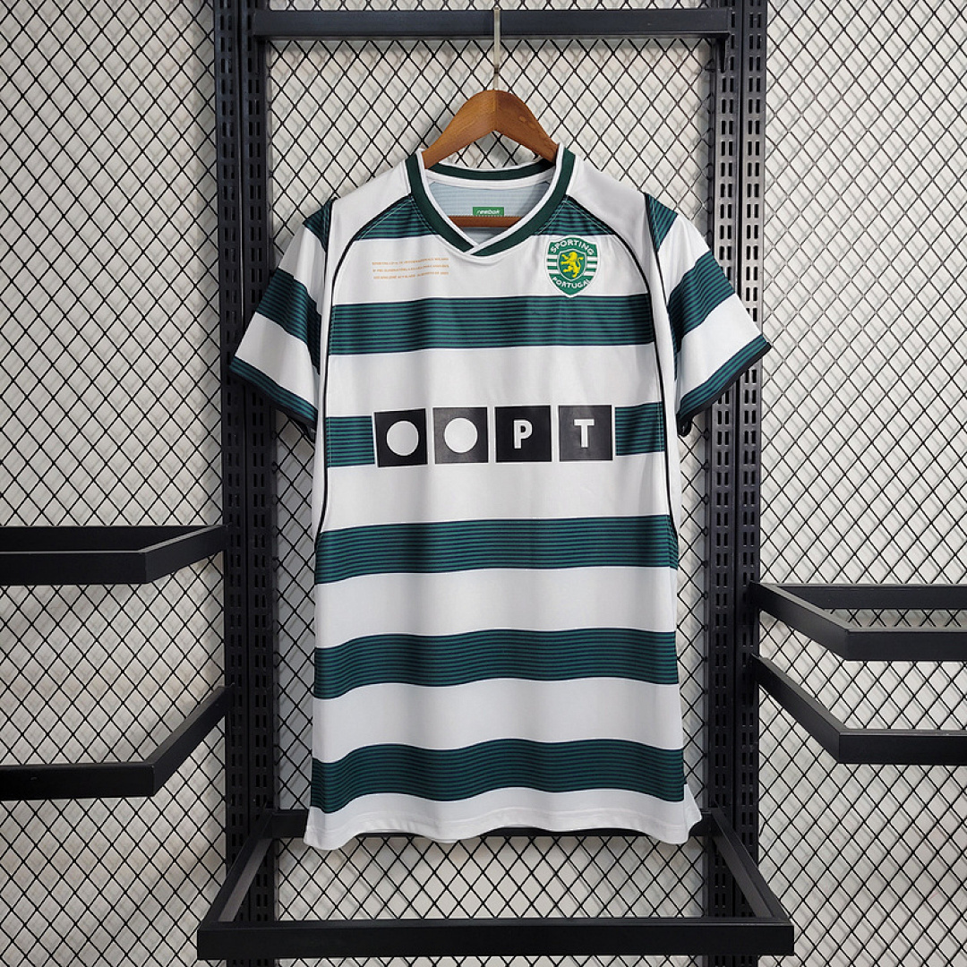 Retro 01-03 Sporting Lisbon, Portugal Home Size S-XXL
