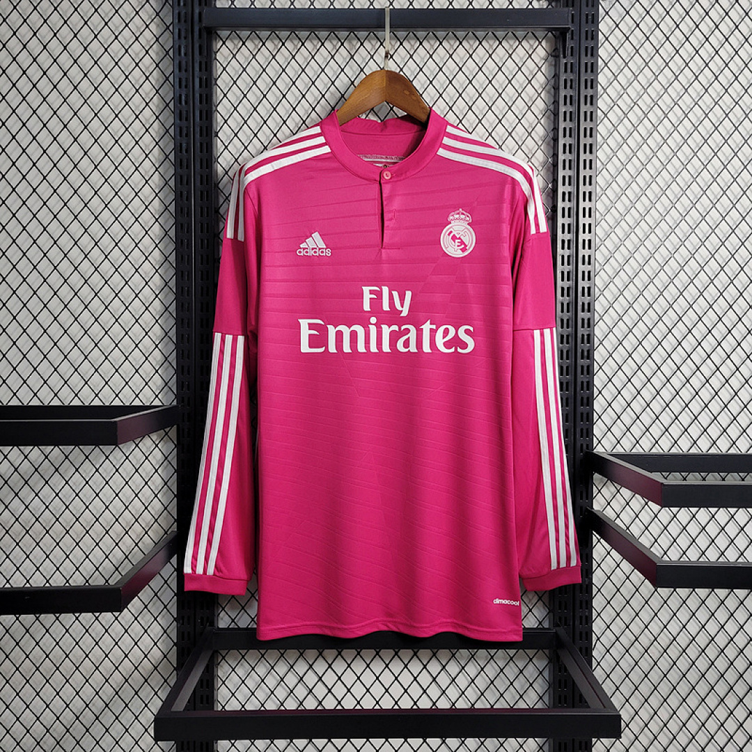 Retro 14-15 Long Sleeve Real Madrid away size S-XXL