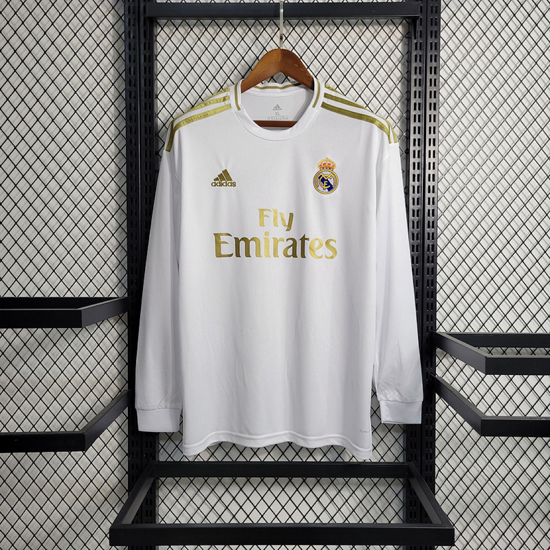 Retro19-20 Real Madrid Main Long Sleeve Size S-XXL