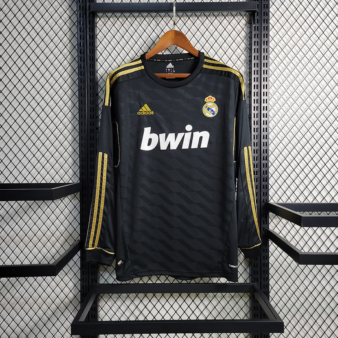 Retro Long Sleeve 2011/12 Real Madrid Away S-XXL