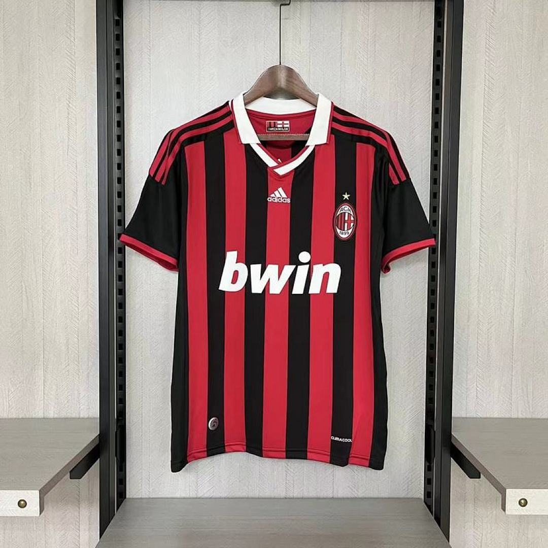 Retro 2009-10 AC Milan Home Size S-XXL