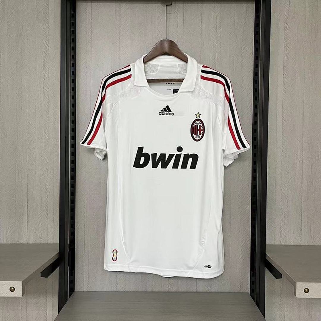 Retro 2007-08 AC Milan Away Size S-XXL