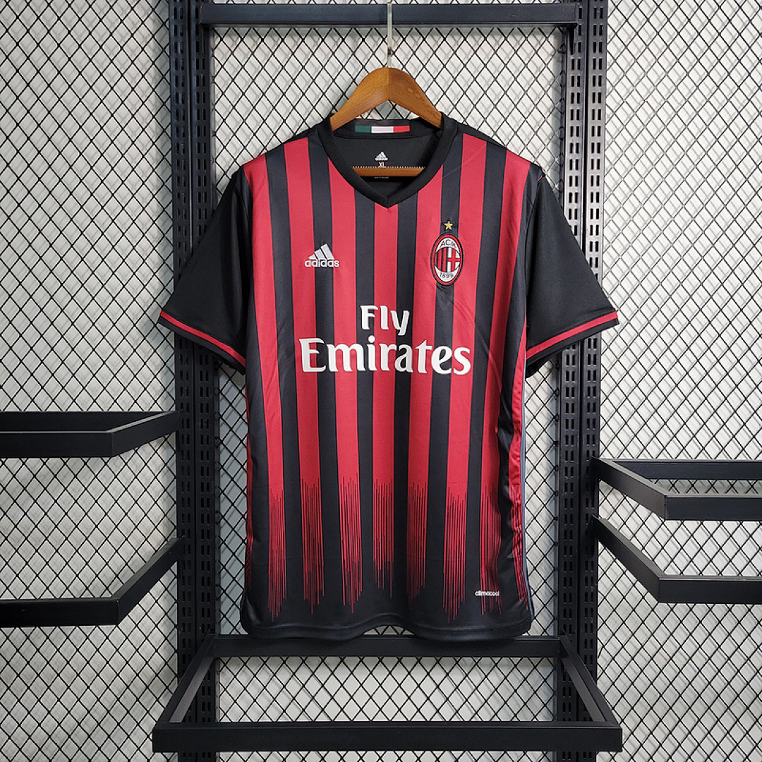 Retro 16-17 AC Milan Home Size S-XXL