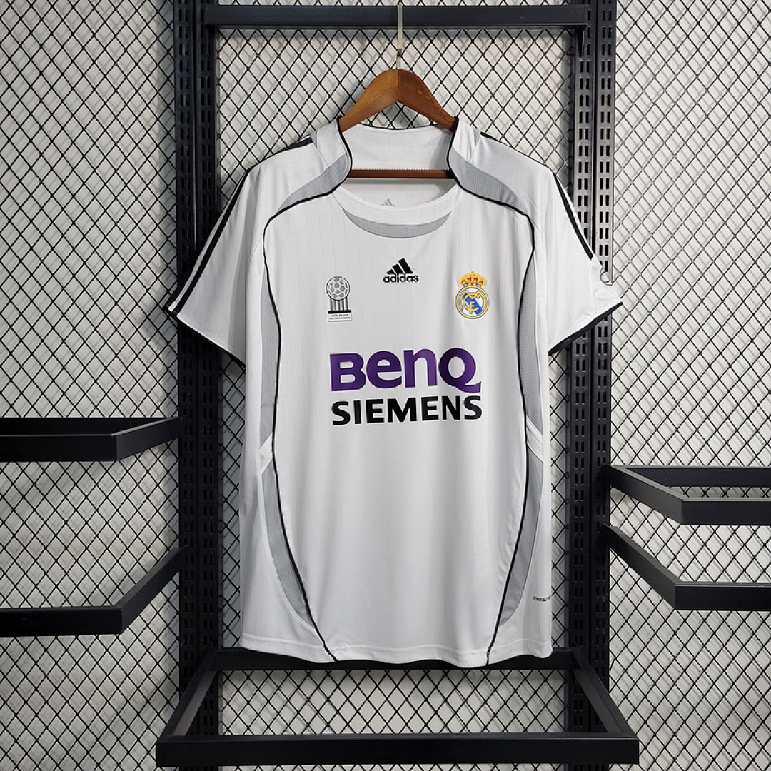 Retro 2006-07 Real Madrid Home Size S-XXL