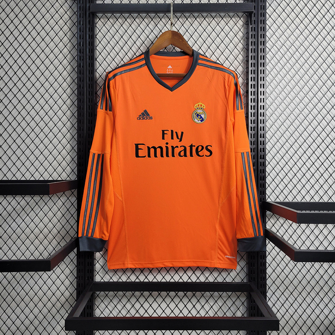 Retro 13-14 Real Madrid 2 away long-sleeved size S-XXL