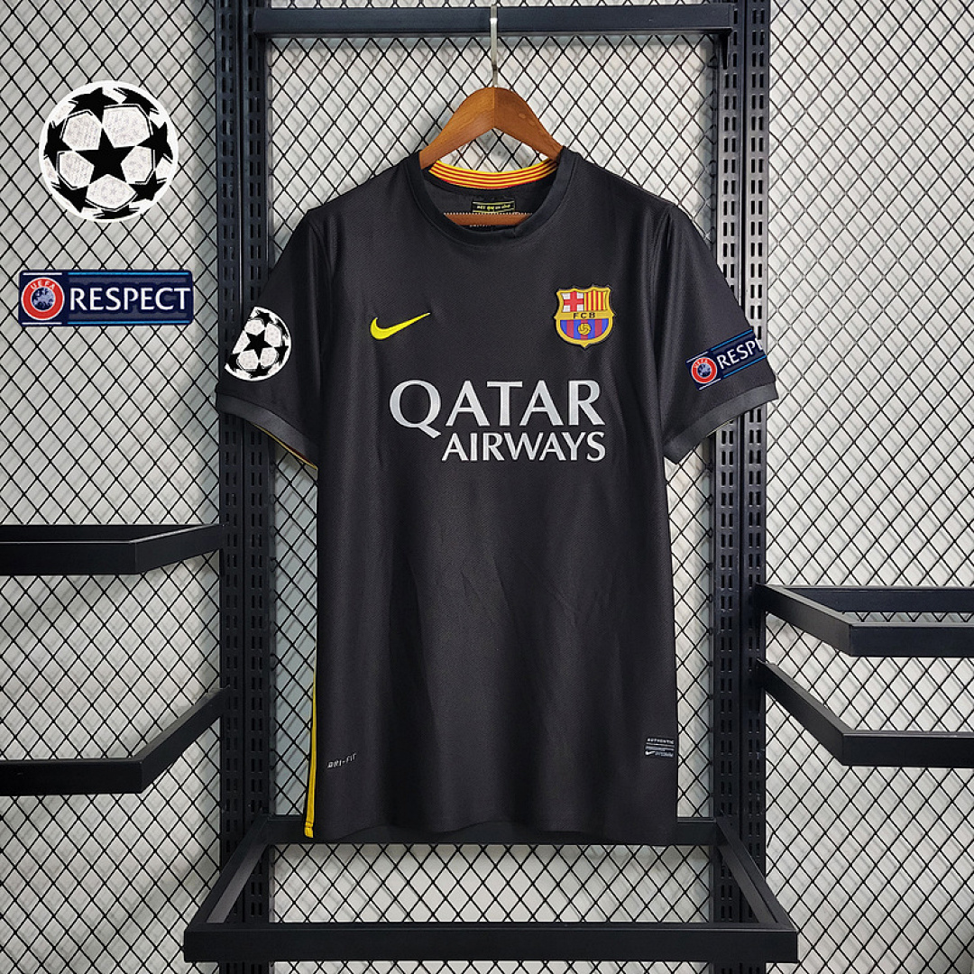 Retro 13-14 Barcelona Third away+Personalization+Patches