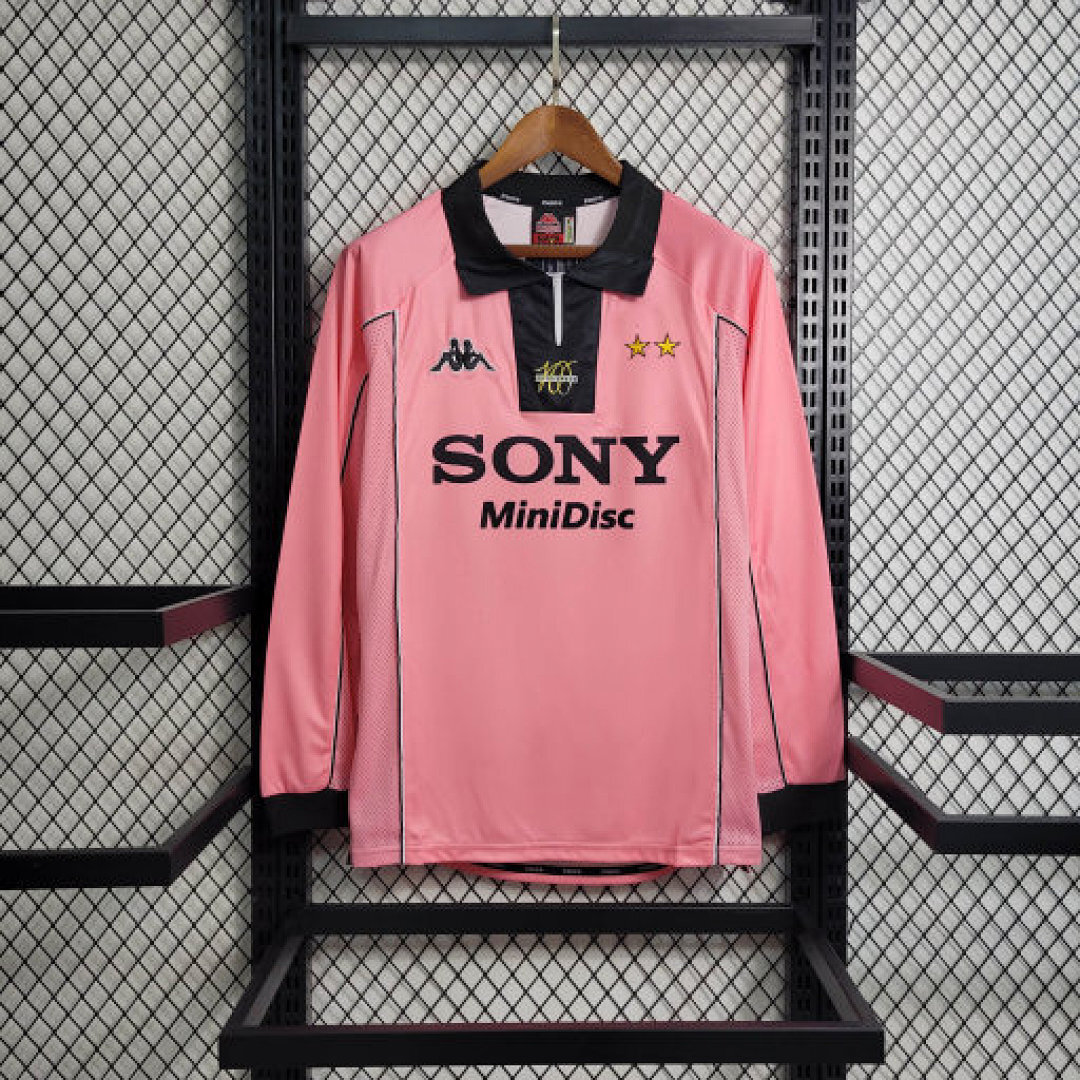 Retro 97-98 Juventus Long Sleeve Away S-XXL