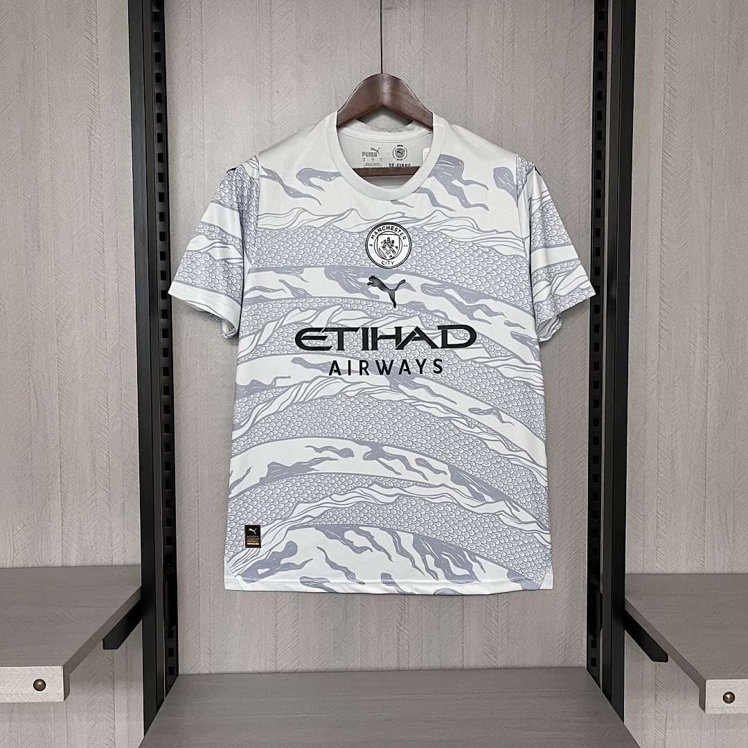 2024/25 Year of the Dragon Special Edition Manchester City Off-White S-XXXXL