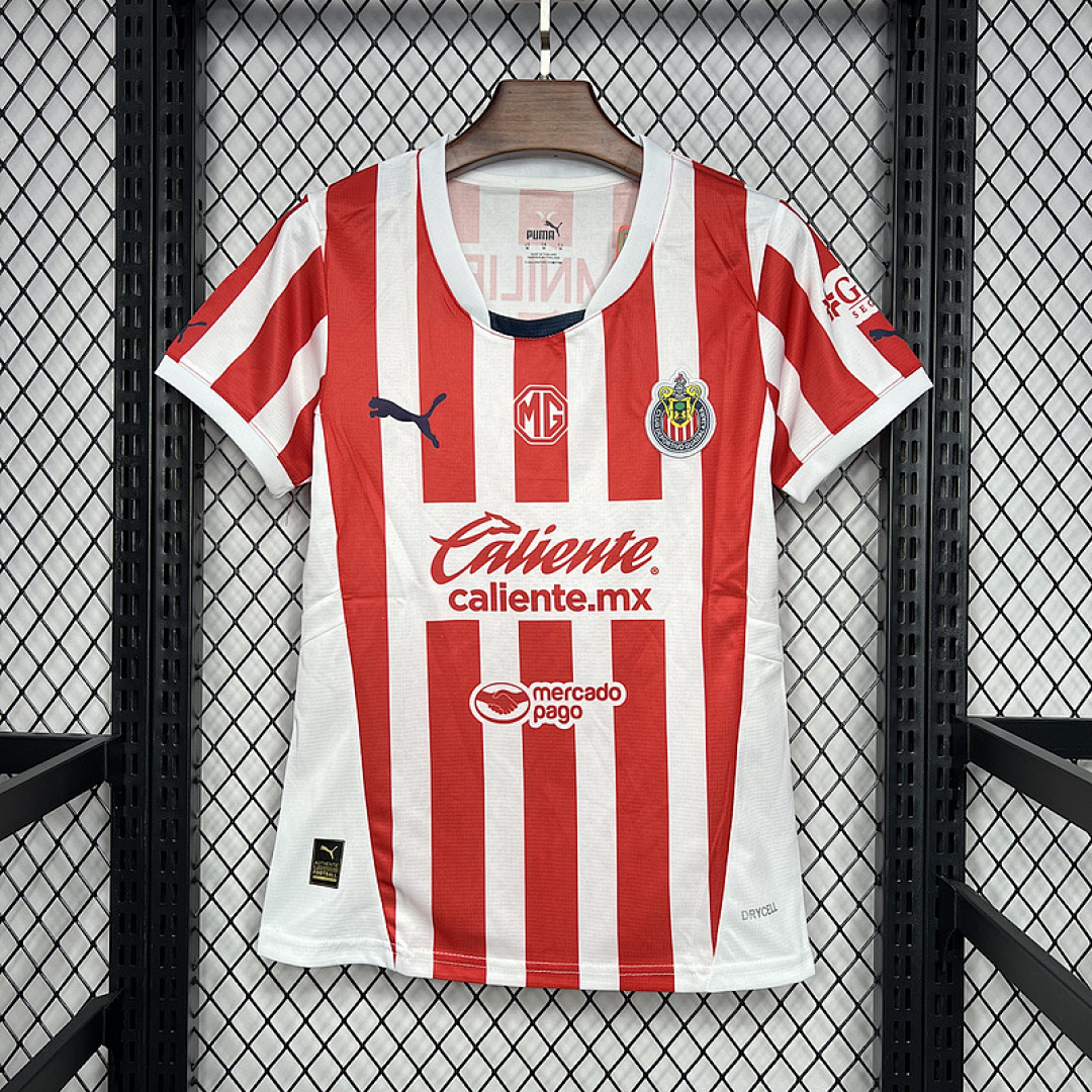 24-25 Feminina Chivas Home S-XXL