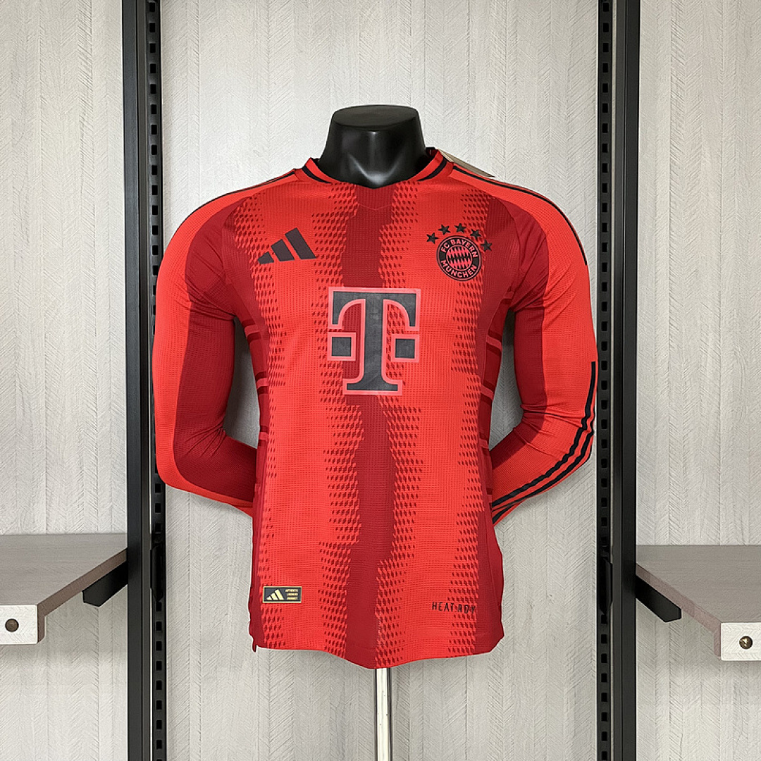 24-25 Bayern Home Player Long Sleeve S-XXL