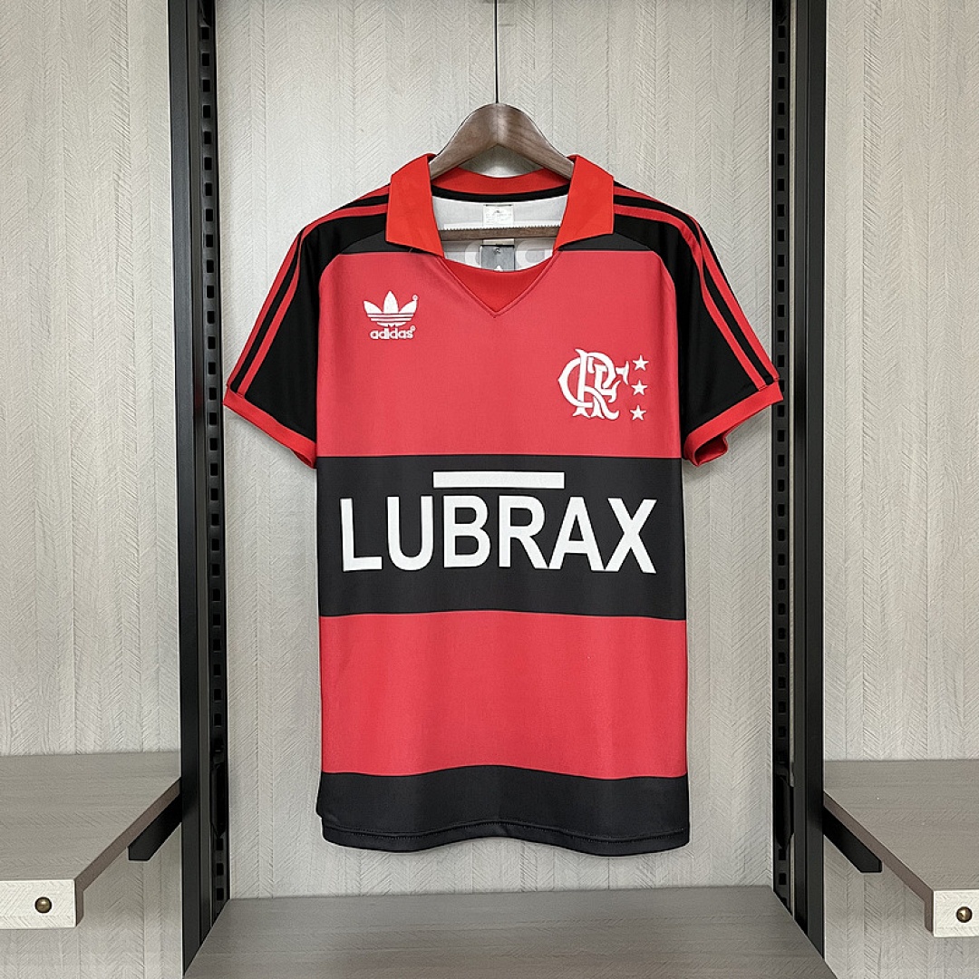 Retrô 1986 Flamengo Home S-XXL