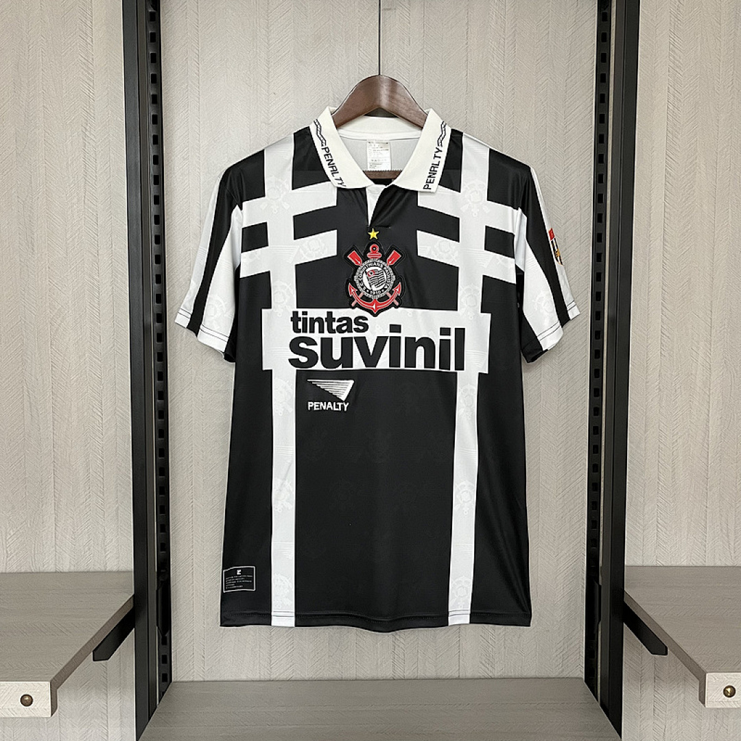 Retrô 1995-96 Corinthians S-XXL