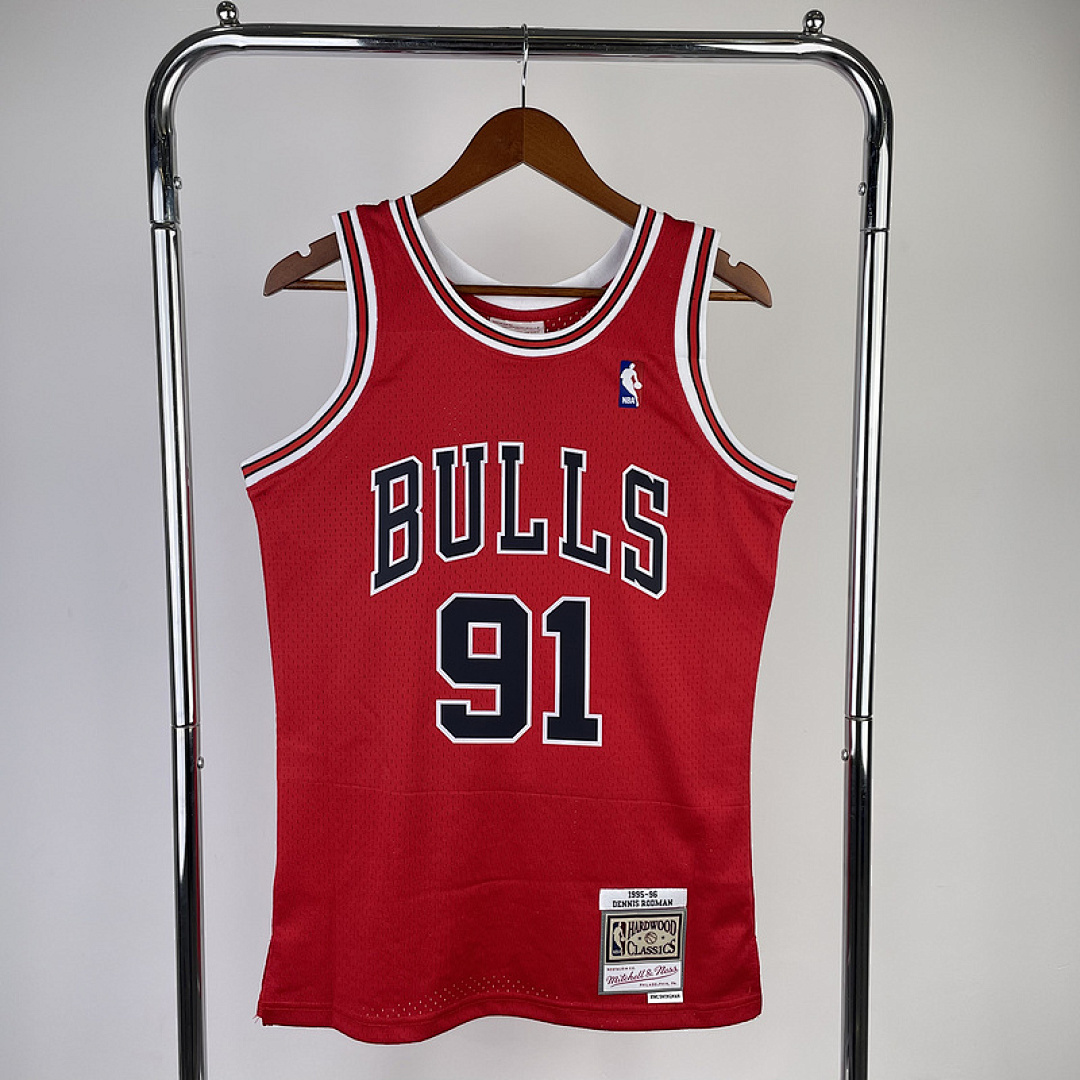 23 NBA Chicago Bulls (91 RODMAN) S-XXL