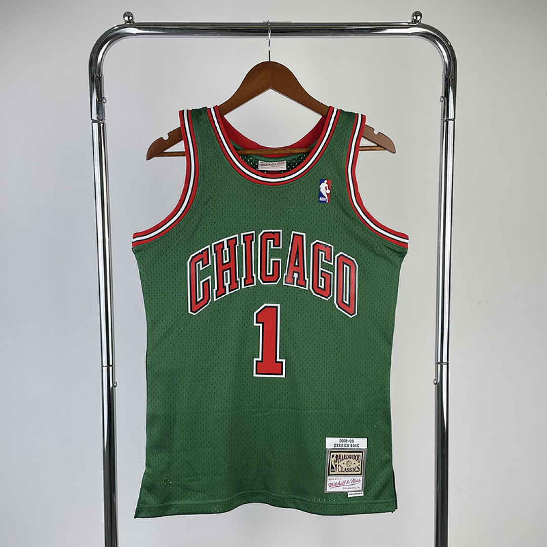 08-09 NBA Chicago Bulls (1 ROSE) S-XXL