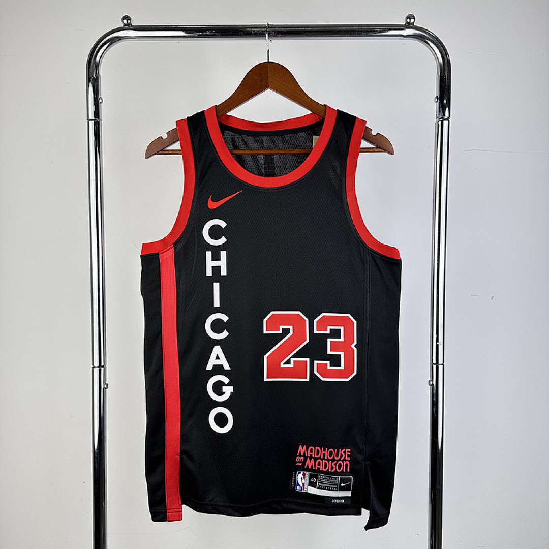 24 NBA Chicago Bulls (23 JORDAN) S-XXL