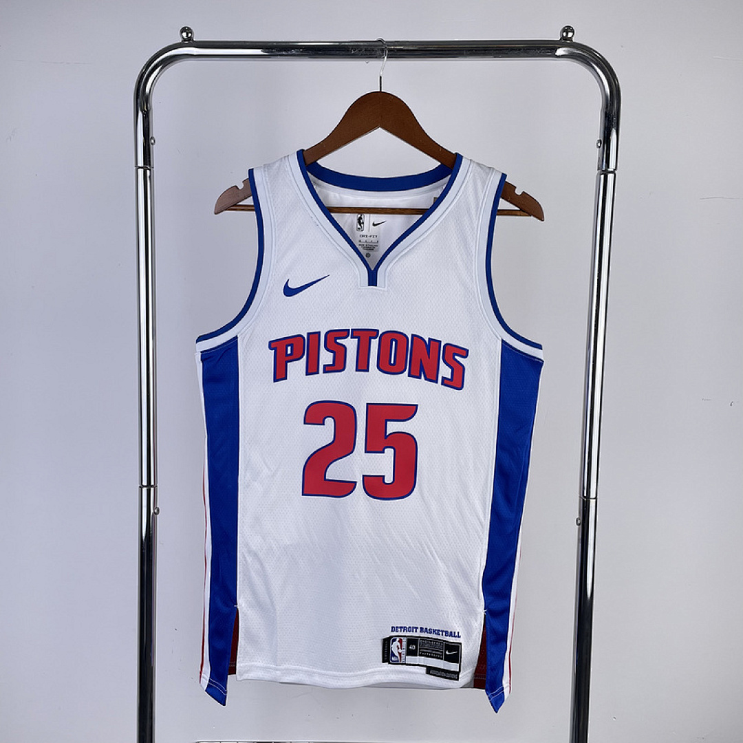 23 NBA Detroit Pistons (25 ROSE) S-XXL
