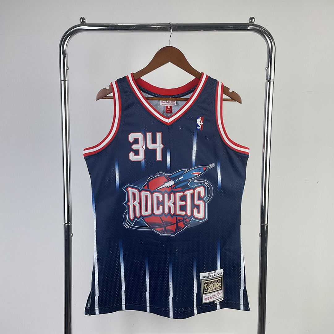 99-00 NBA Houston Rockets (34 OLAJUWON) S-XXL