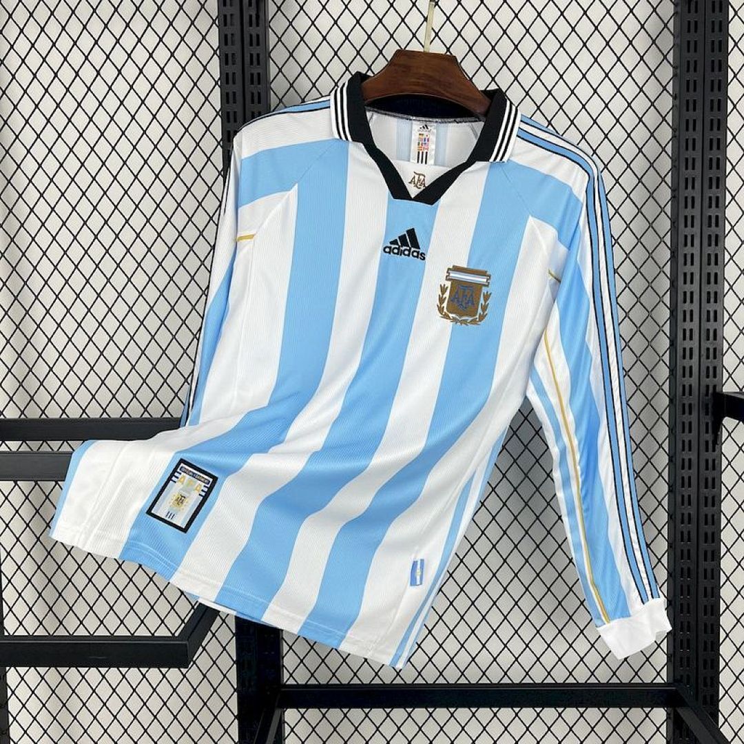 Retro Long Sleeve 1998 Argentina Size S-XXL