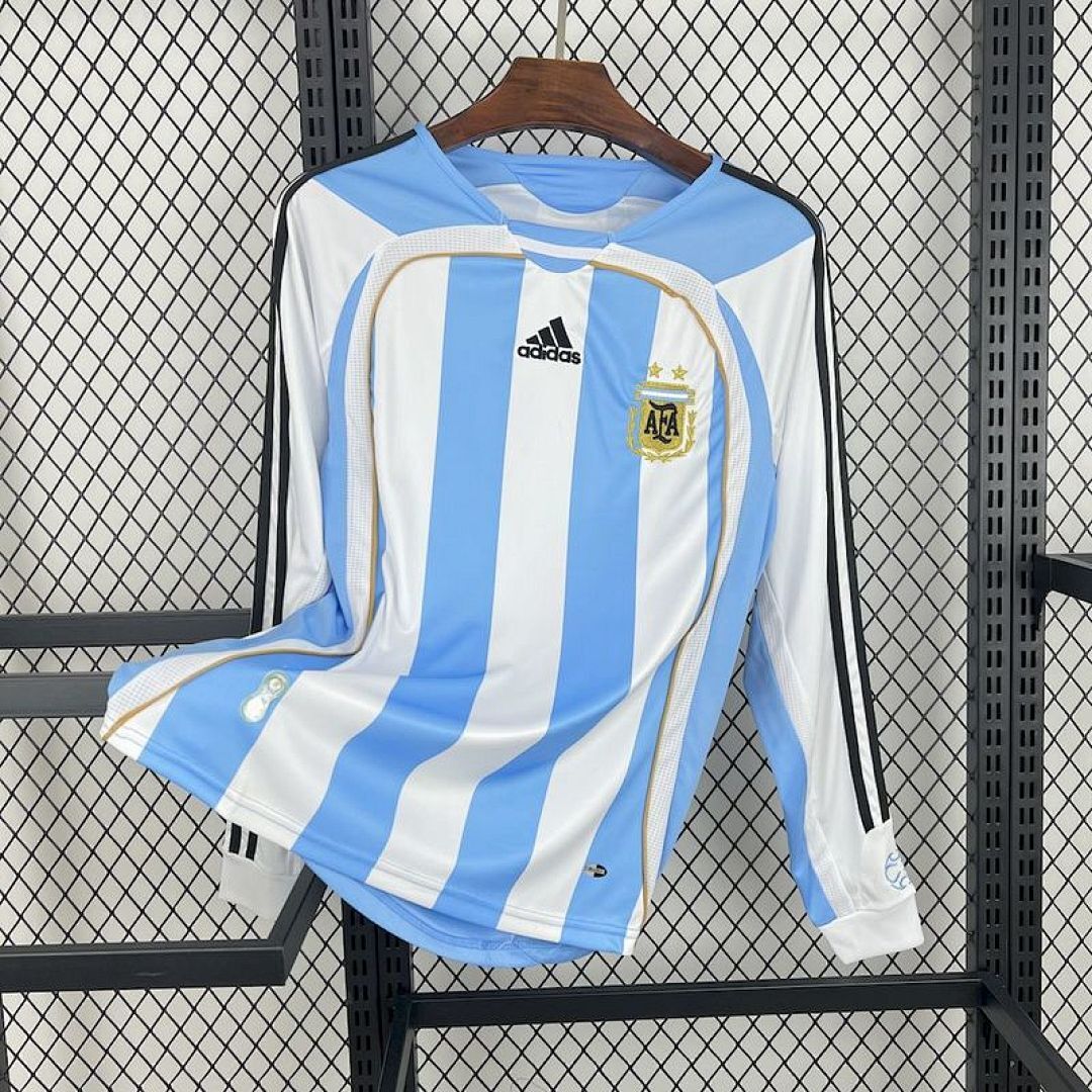 Retro Long Sleeve 2006-07 Argentina Size S-XXL