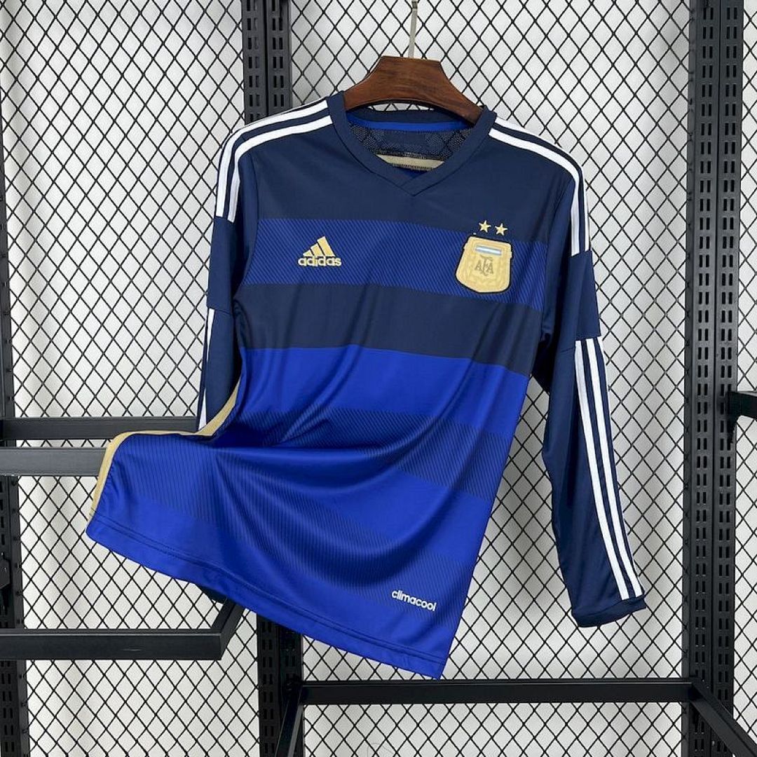Retro Long Sleeve 2014 Argentina Size S-XXL