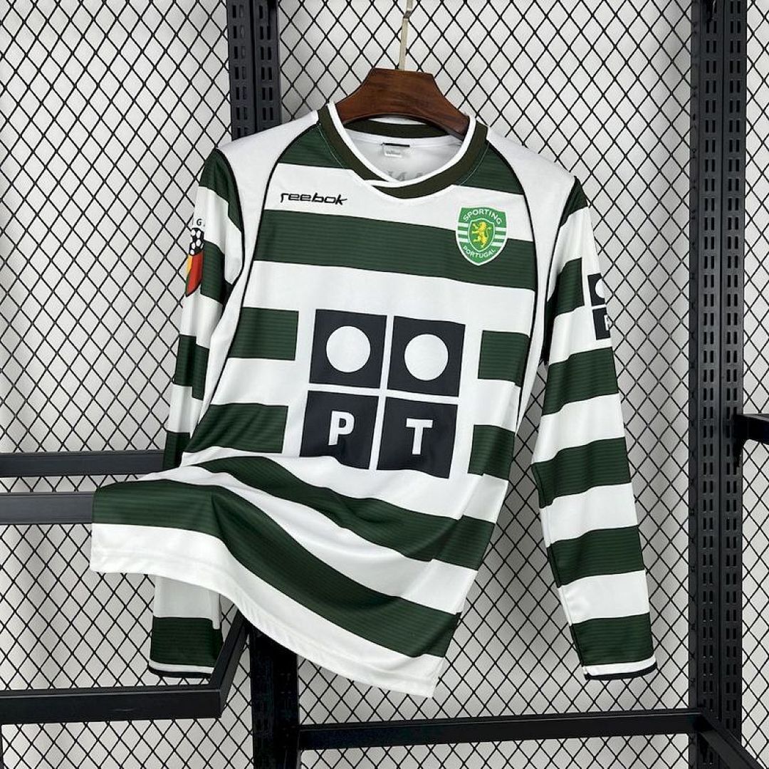 Retro Long Sleeve 2001-03 Sporting Lisbon S-XXL