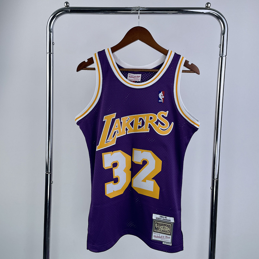 84-85 NBA Lakers (32 JOHNSON) S-XXL