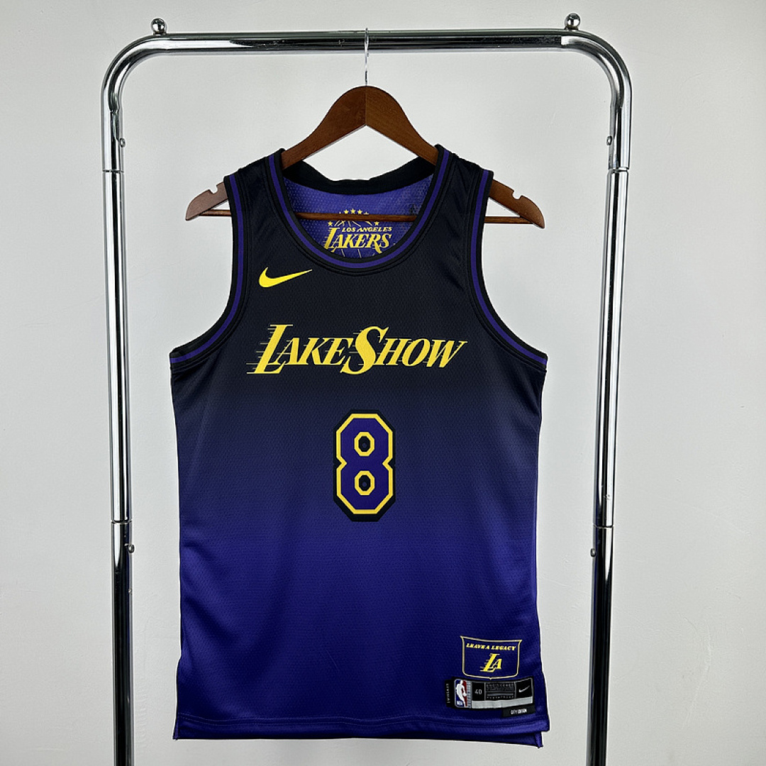 25 NBA Lakers (8 BRYANT) S-XXL