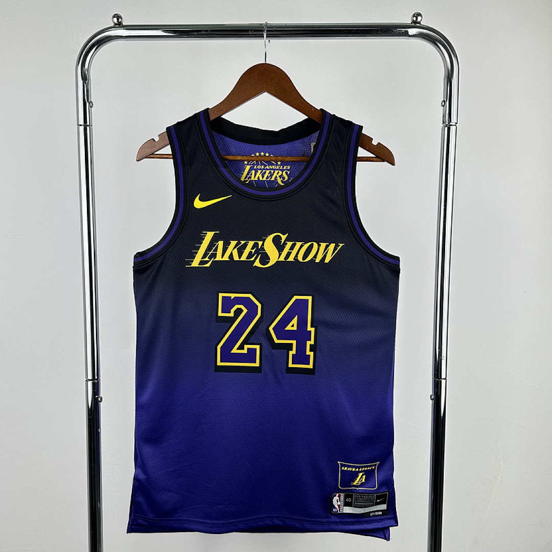 25 NBA Lakers (24 BRYANT) S-XXL