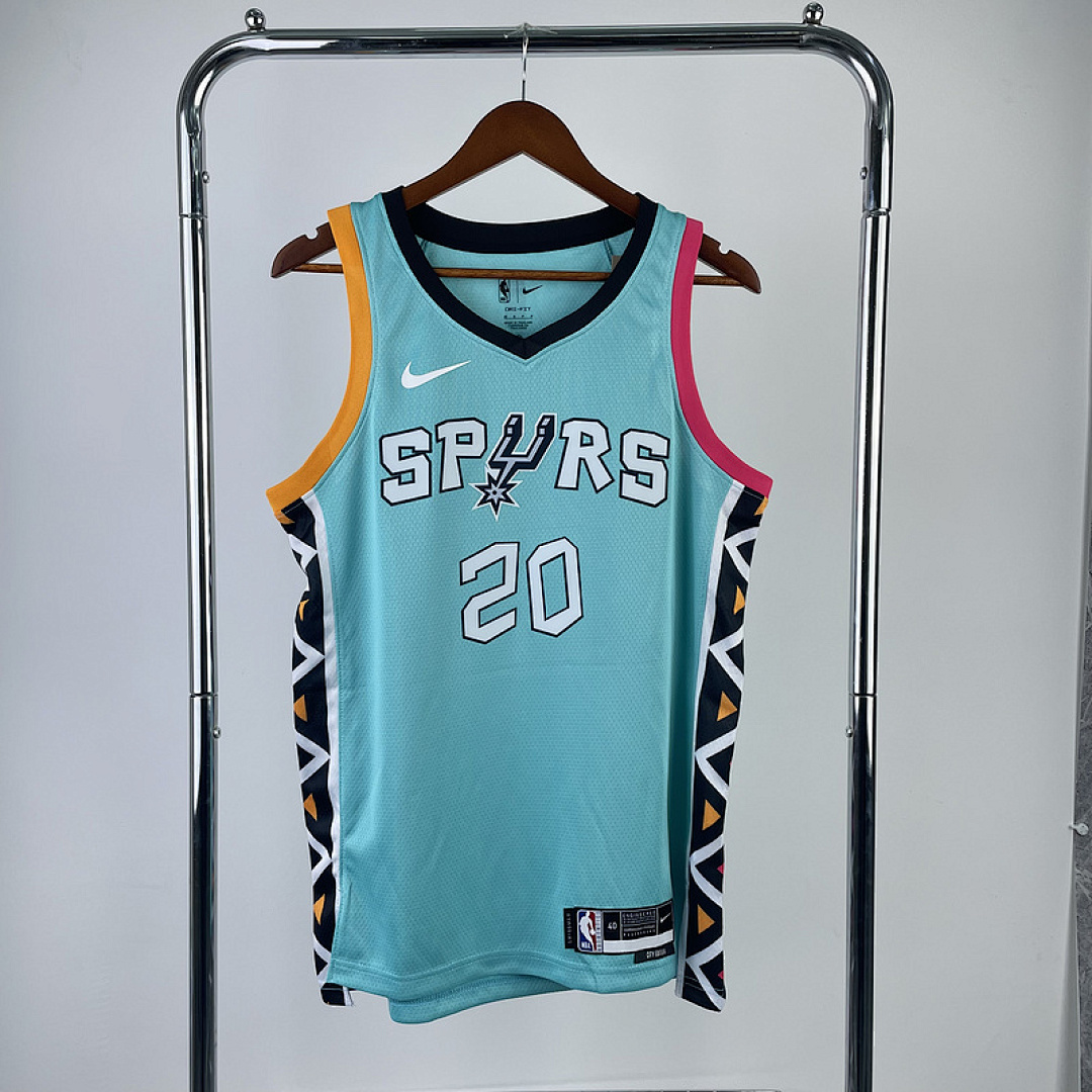 23 NBA San Antonio Spurs (20 GINOBILI) S-XXL