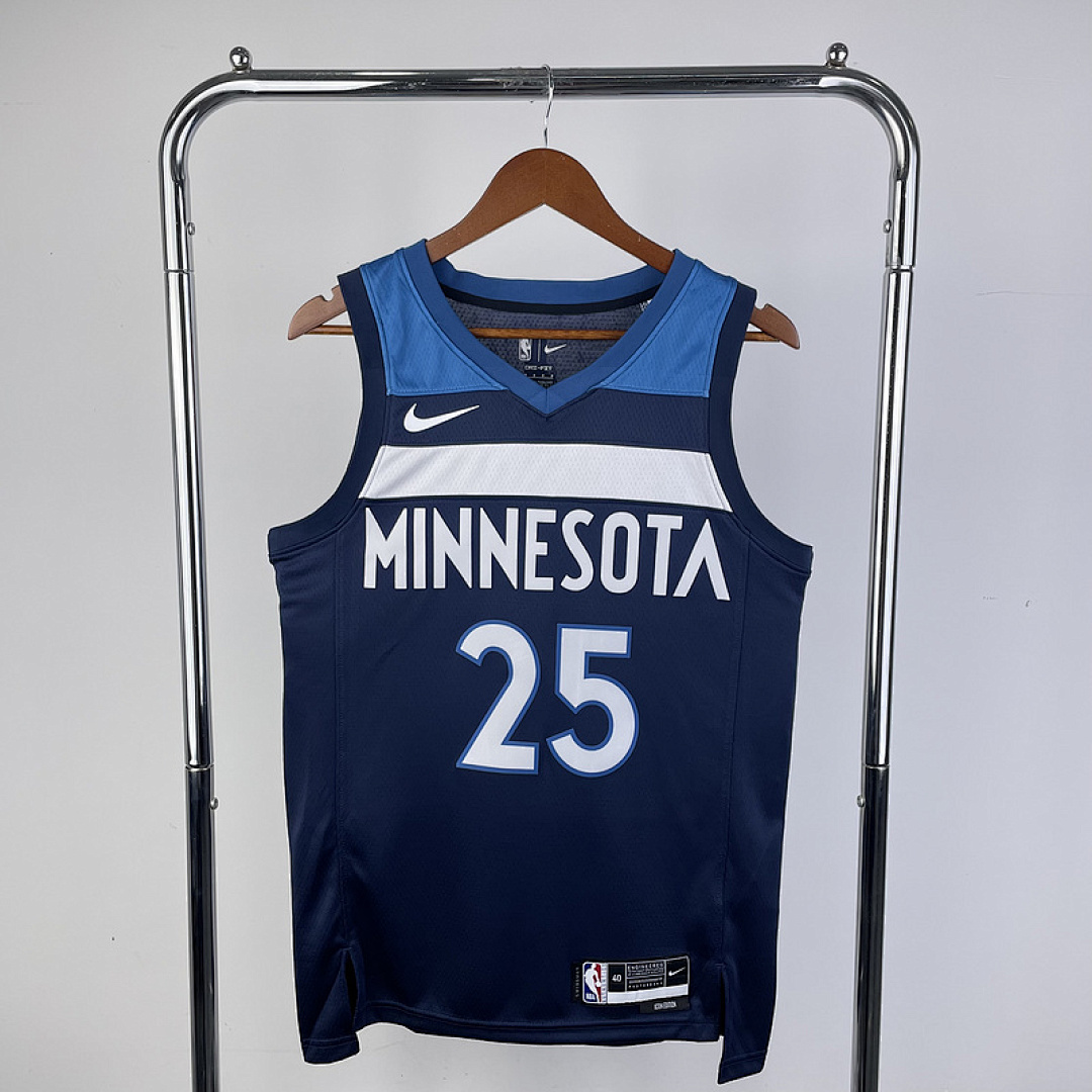 23 NBA Minnesota Timberwolves (25 ROSE) S-XXL