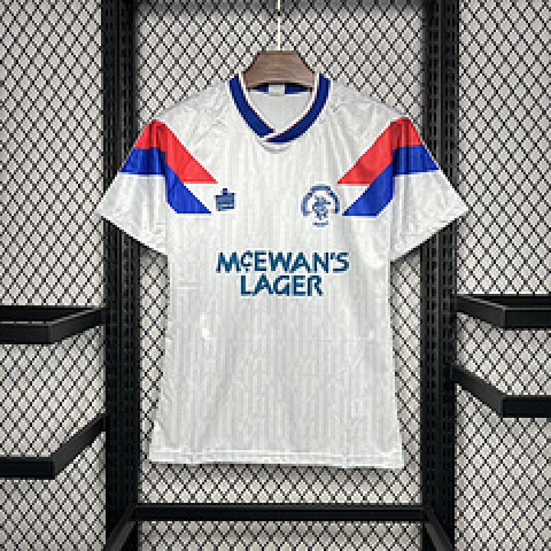 Retro 1990-92 Rangers Away S-XXL