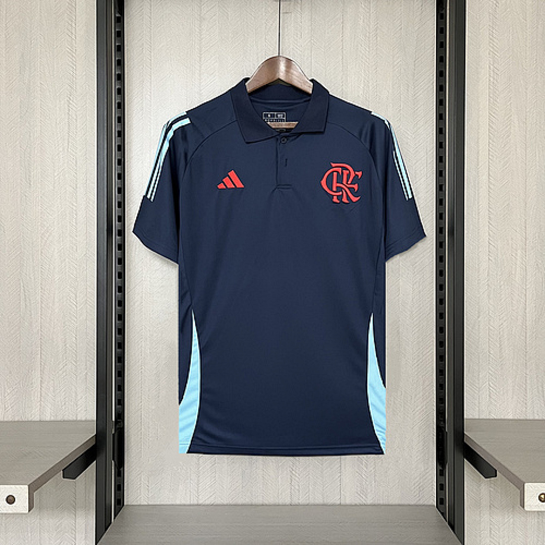 25-26 Flamengo POLO Jersey Dark Blue S-XXXXL