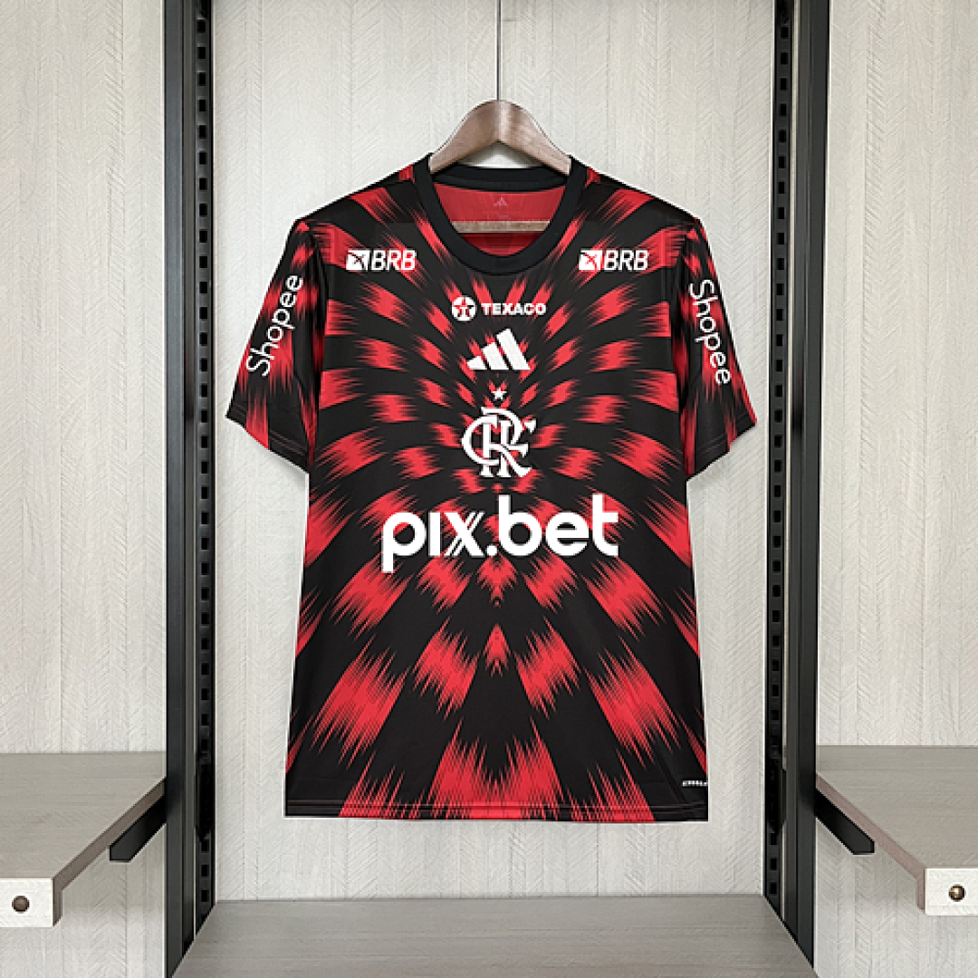 25-26 Flamengo Pre-match Jersey S-XXL+ PATROCINADORES