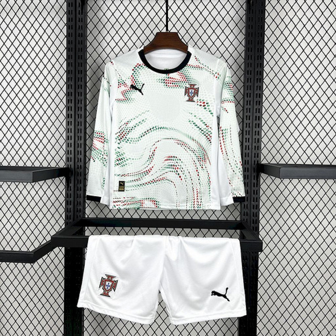 24-25 Portugal Away Long Sleeves KIDS Size 16-28
