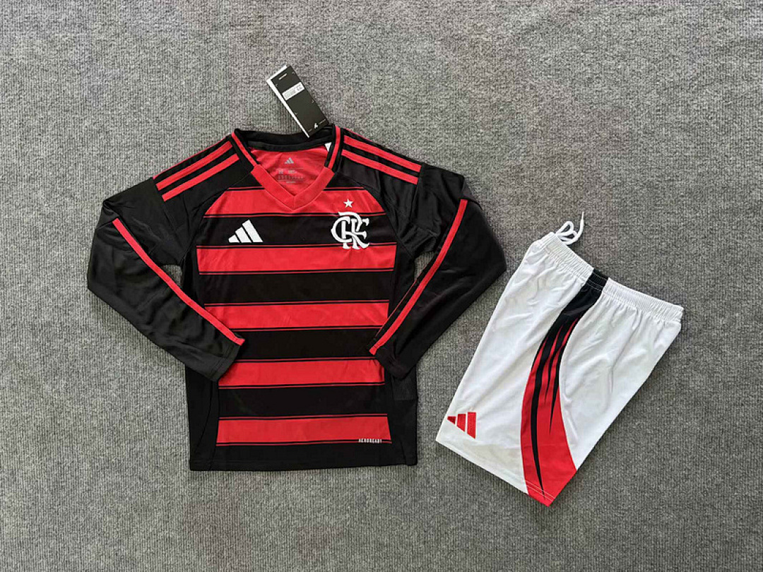 25-26 Flamengo Long Sleev KIDS 16-28