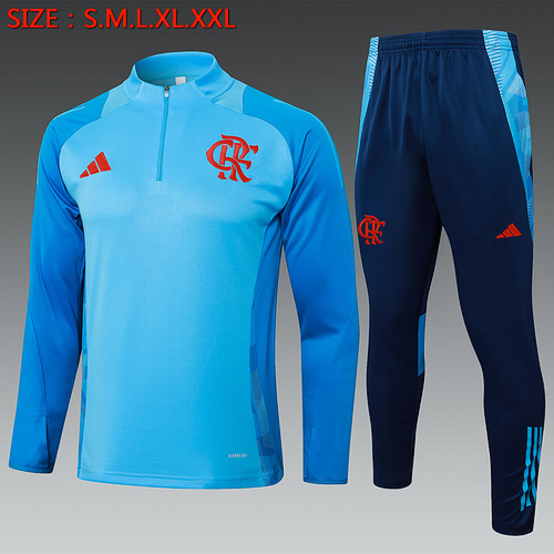 25-26 Kit Adulto Flamengo Azul S-XXL