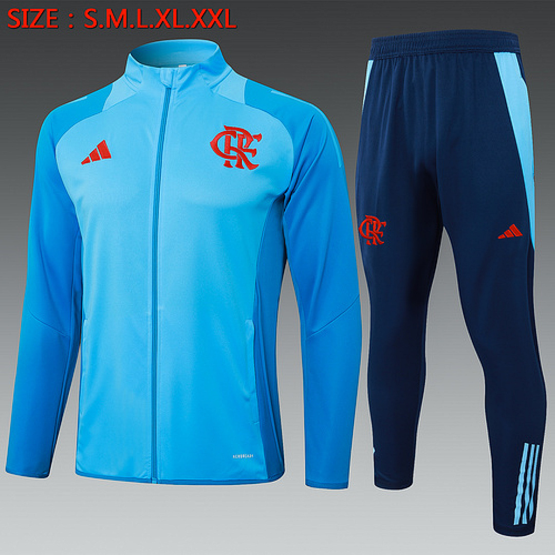 25-26 Kit Adulto Flamengo Azul S-XXL