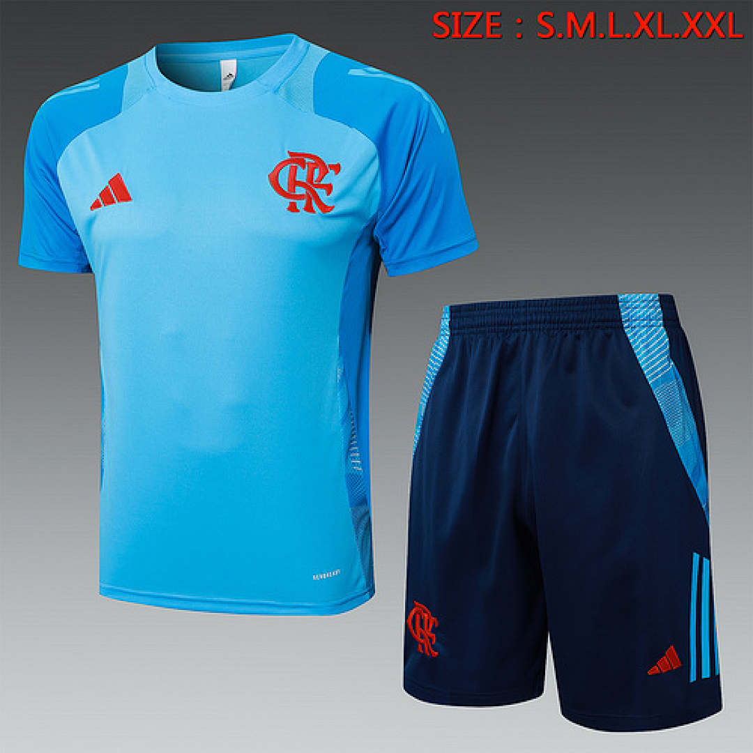 25-26 Kit Adulto Flamengo Azul S-XXL