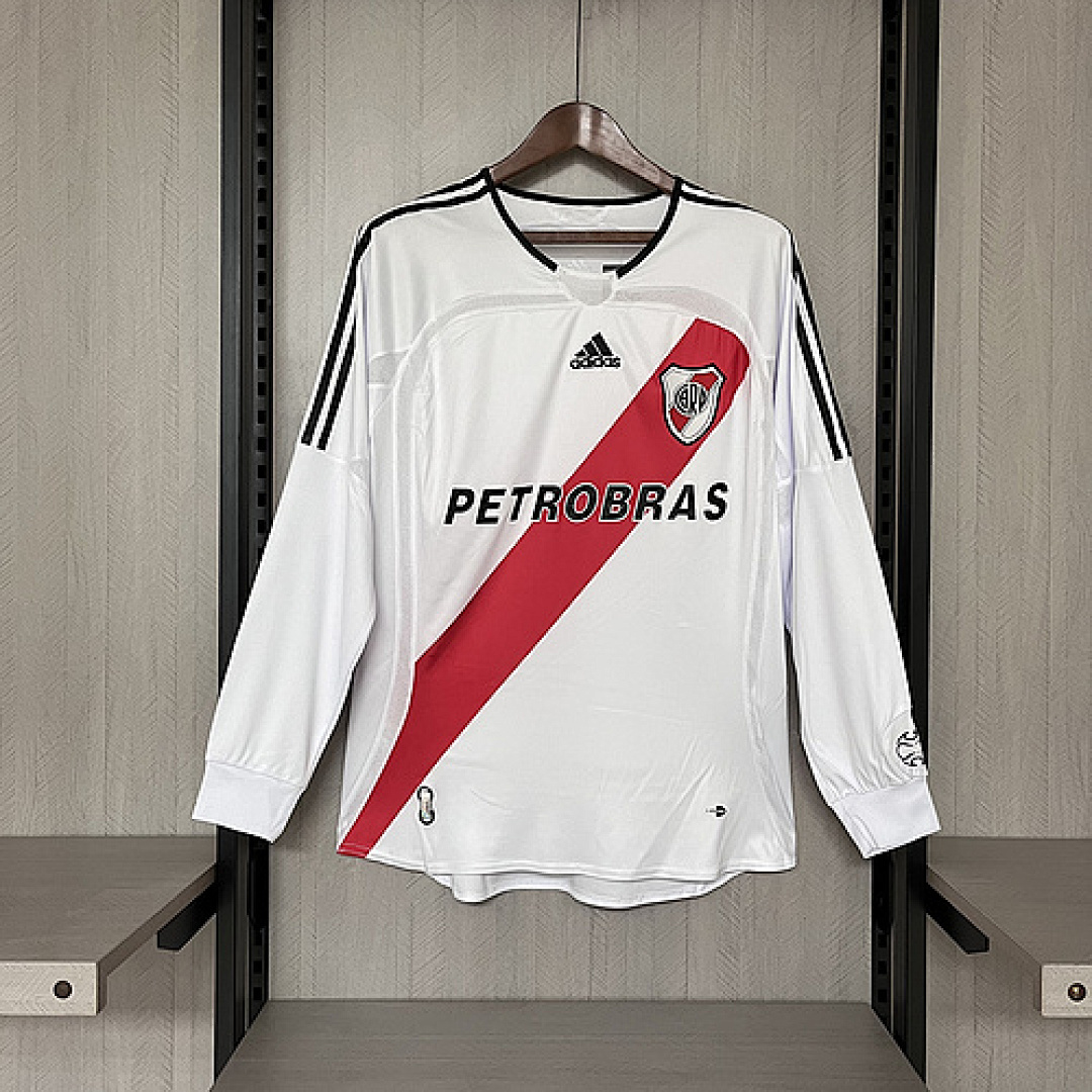 06-07 River Plate Home Long Sleeve S-XXL