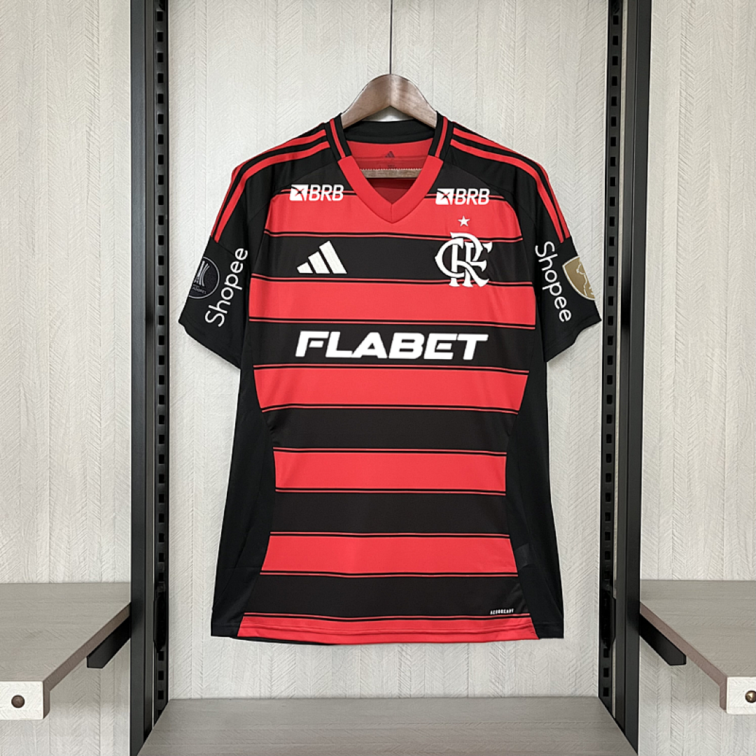 25-26 Flamengo Home + PATROCINADORES