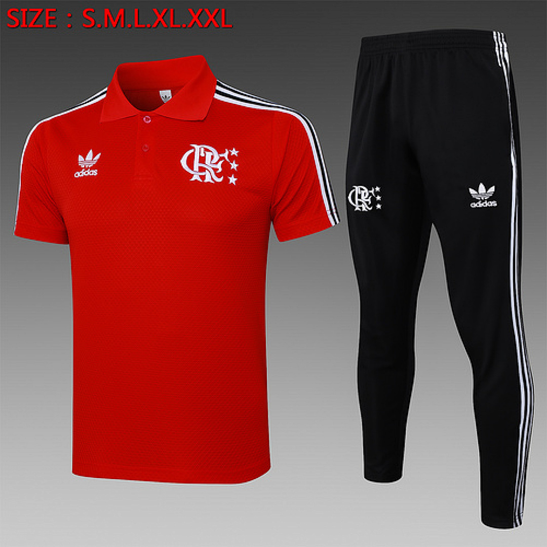 25-26 Kit Adulto Flamengo POLO S-XXL