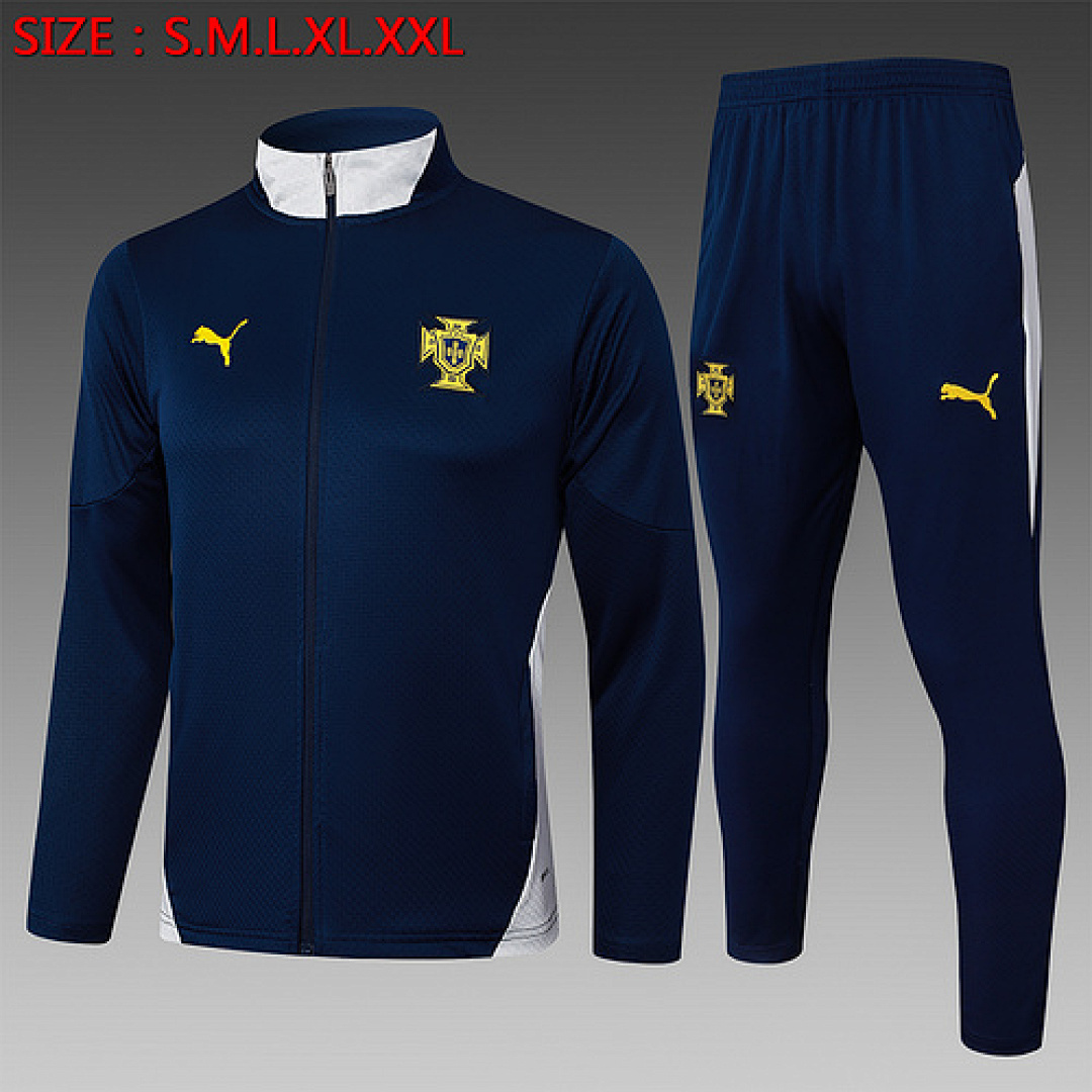 25-26 Kit Adulto Agasalho Portugal Azul S-XXL