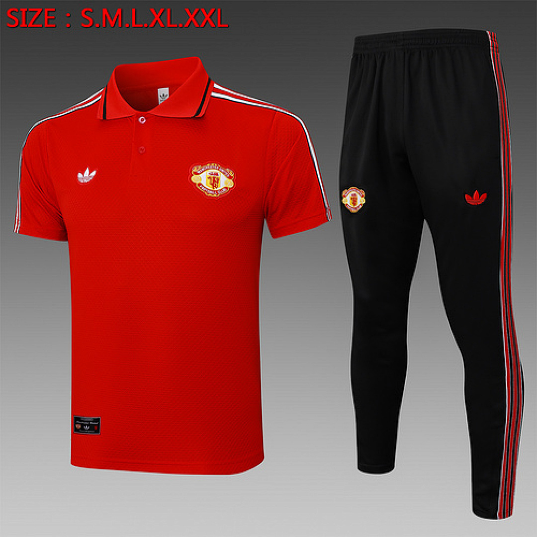 25-26 Kit Adulto M-U POLO Vermelho S-XXL
